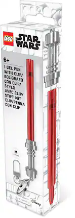 LEGO STAR WARS 6+
1 GEL PEN WITH CLIP/
BOLÍGRAFO CON CLIP/
STYLO AVEC CLIP/
STIFT MIT CLIP/
PENNA CON CLIP
M 0.7
7mm
12.2 cm
4.8 inch
Disney