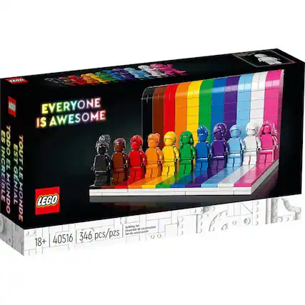 K8GO 1E50 EVERYONE IS AWESOME ES TODO EL EST TOUT INCREIBLE LE MUNDO GENIAL MONDE LEGO Building Set Ensemble de construction pcs/pzs y de construcción 40516 346 18+