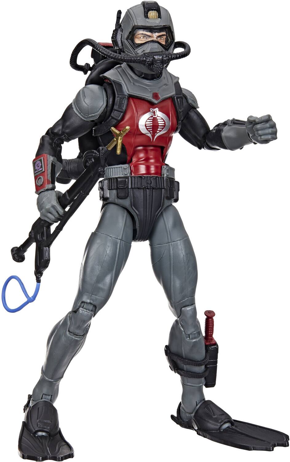 Alt View 1. G.I. Joe - G.I. Joe Classified Series Retro Cardback Cobra EEL, Collectible 6-Inch Action - Multicolor.