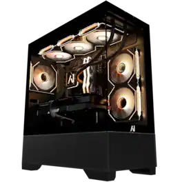 Andromeda Insights - AI AMD V2 Elite Gaming PC RX 9070XT 16GB | Ryzen 7 9800X3D (5.2 GHz Turbo Boost) | 32GB DDR5 6000MHz | 2TB Gen4 SSD - Black