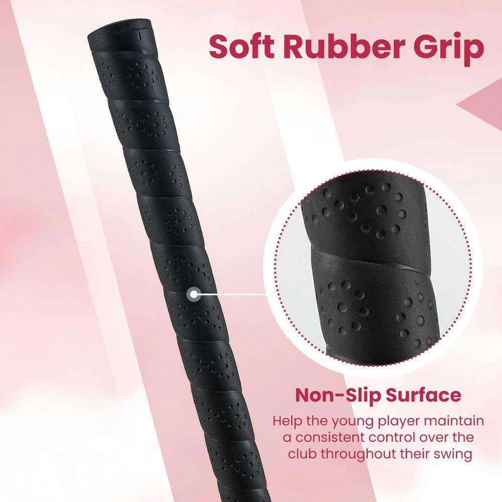Soft Rubber Grip

Non-Slip Surface

Help the young player maintain a consistent control over the club throughout their swing