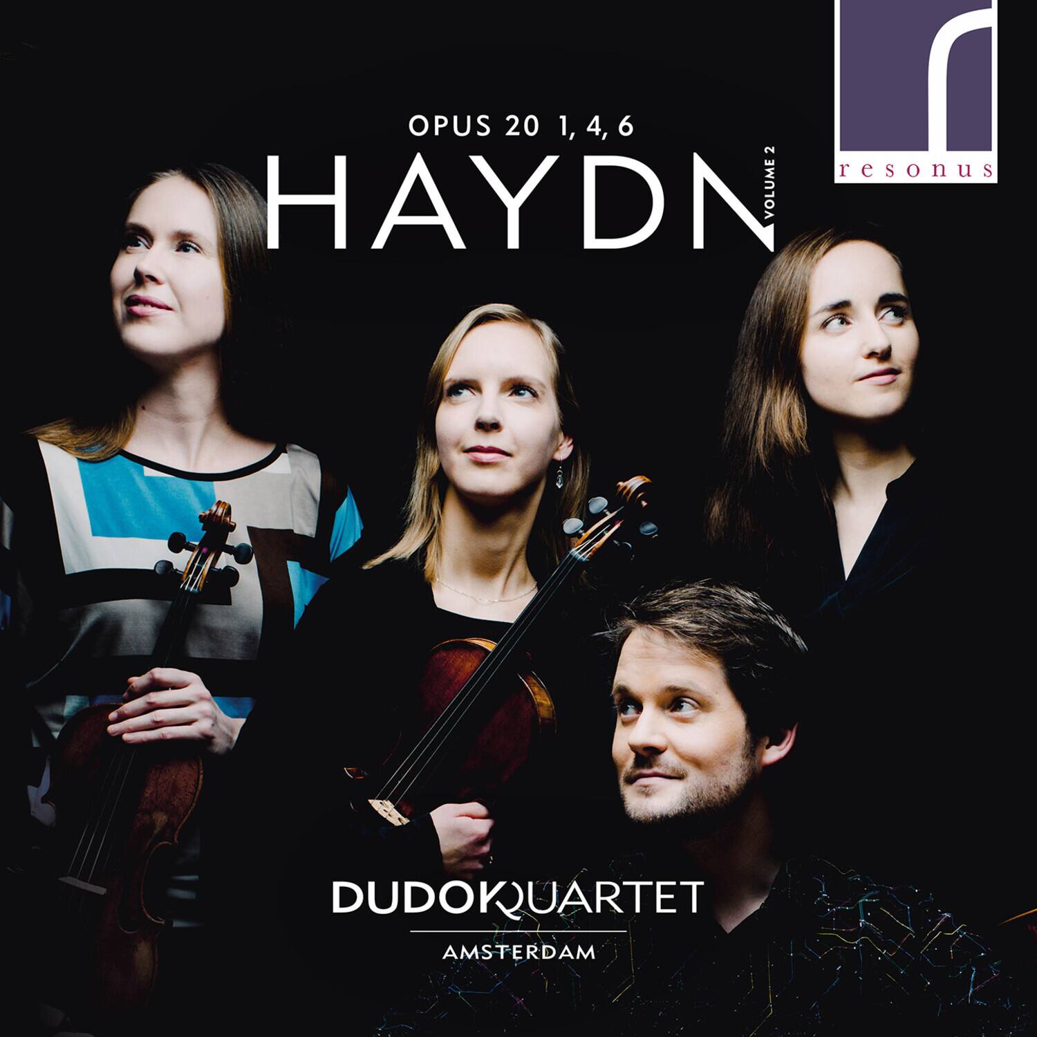 OPUS 20 1, 4, 6  
HAYDN  
VOLUME 2  
DUDOKQUARTET  
AMSTERDAM  
resonus