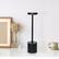 Alt View Zoom 11. Simple Designs - 12.75" Mushroom Magic Disc Dimming & Rechargeable Cordless 4-Way Touch Sensor Stick Desk Lamp - Black.