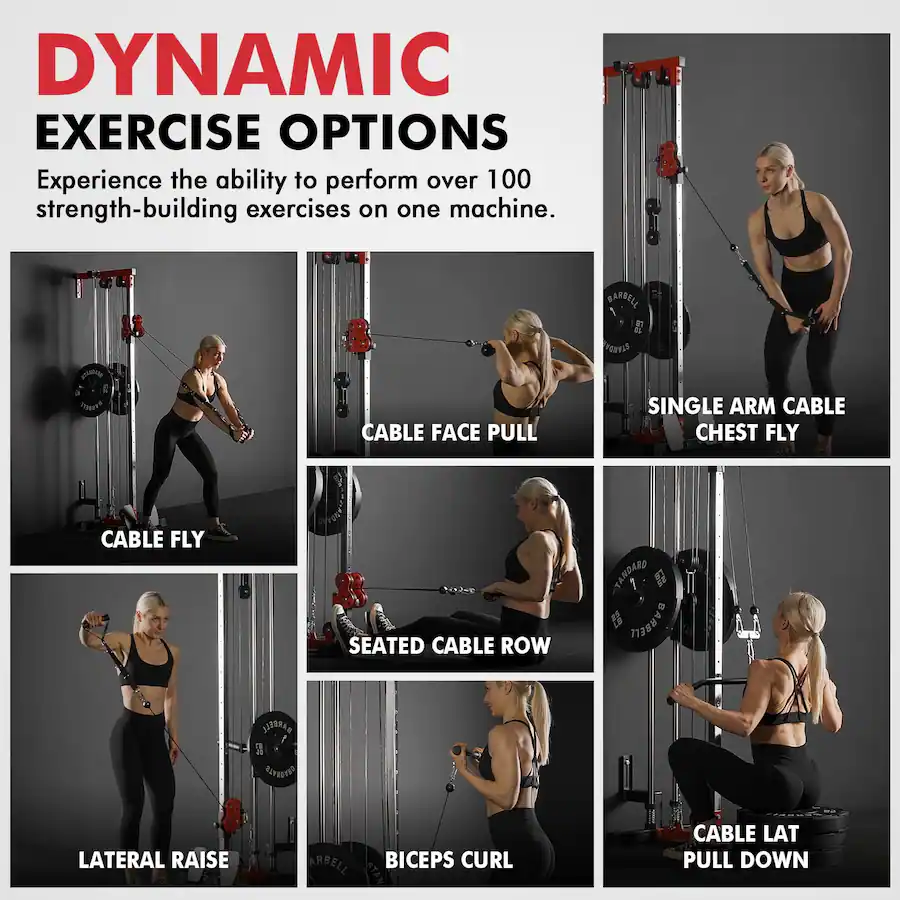 Cable Machine Upper Body Gym Equipment Cable Machine Home Back