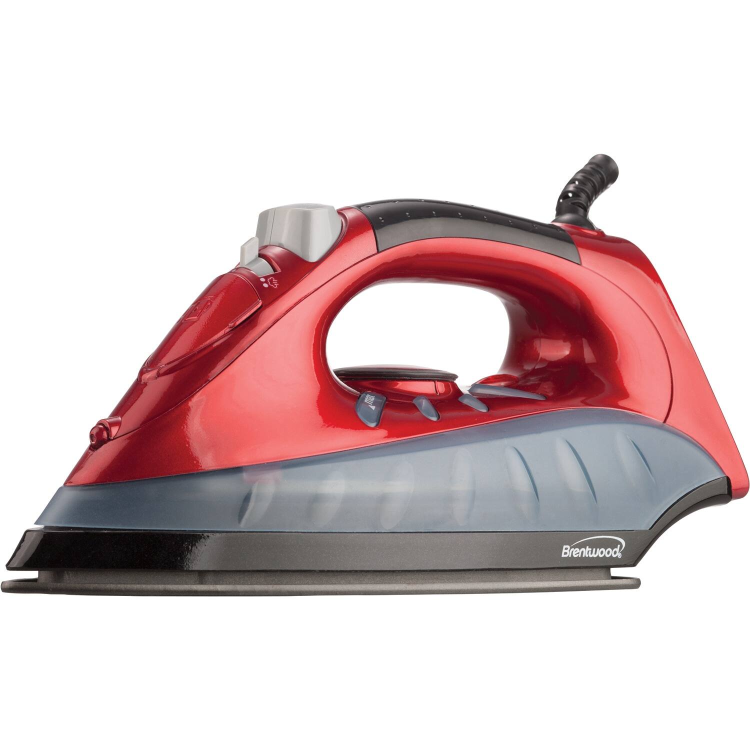 Alt View 4. Brentwood - Brentwood Full Size Steam / Spray / Dry Iron in Red - Red.