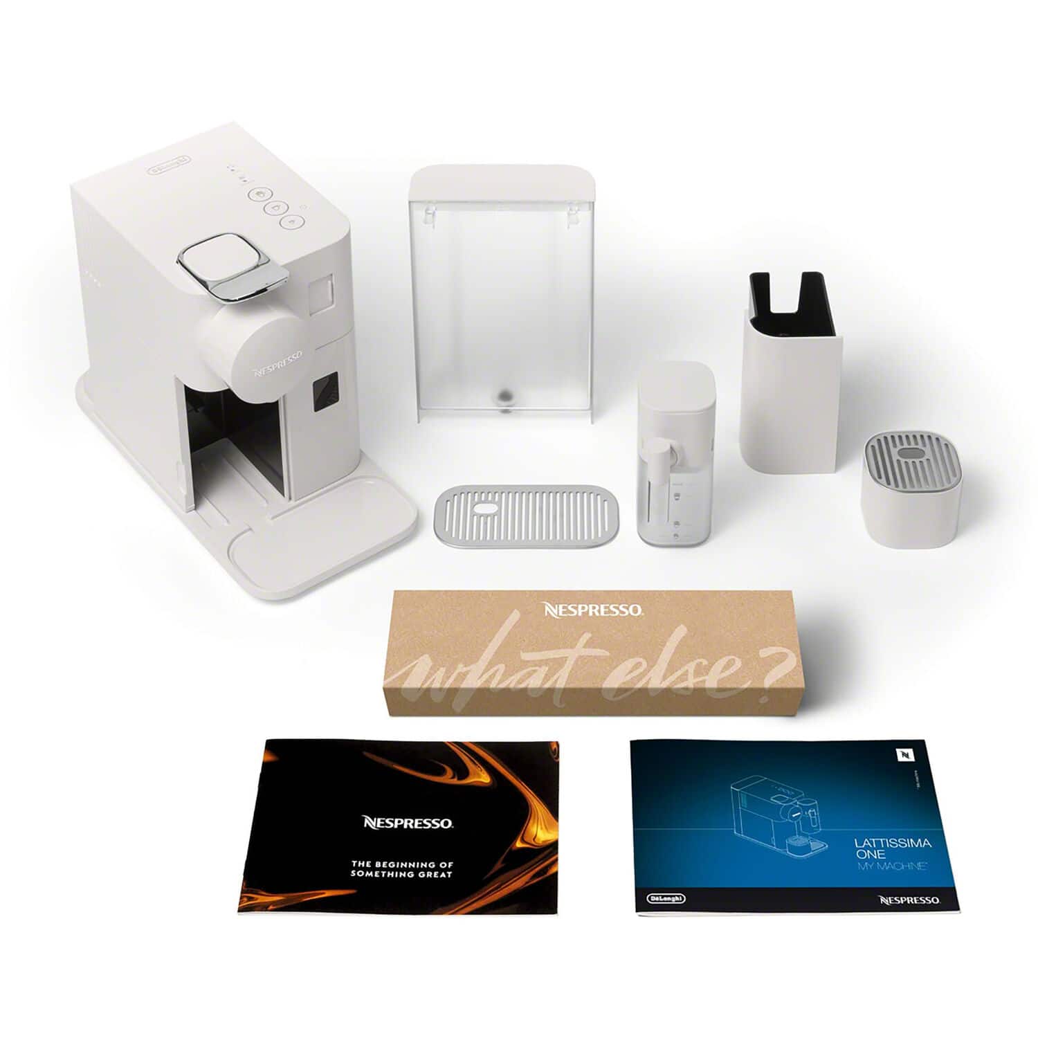 NESPRESSO
what else?
NESPRESSO
THE BEGINNING OF SOMETHING GREAT
LATTISSIMA ONE
MY MACHINE
NESPRESSO