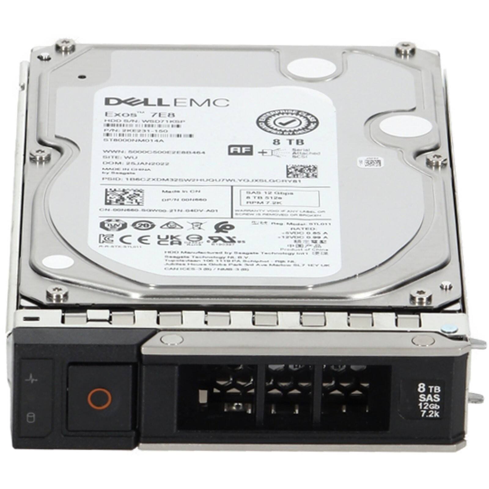 Dell EMC Exos XE8  
8 TB  
SAS 12 Gb  
7.2k  
www.dell.com  
000C60002CON4E4  
AF +  
SITE WL  
LXIA  
PNJANDORS  
CN  
Mara  
O.A  
CnzEA  
DONGRO  
sOVDo  
4OV-ADT  
BAS  
T.  
abpa  
TH  
S120  
PEaA  
anoI  
WNV  
7O  
OOve  
BATED  
Cueax  
UK  
R  
CA  
A  
8 TB  
SAS  
12Gb  
7.2k