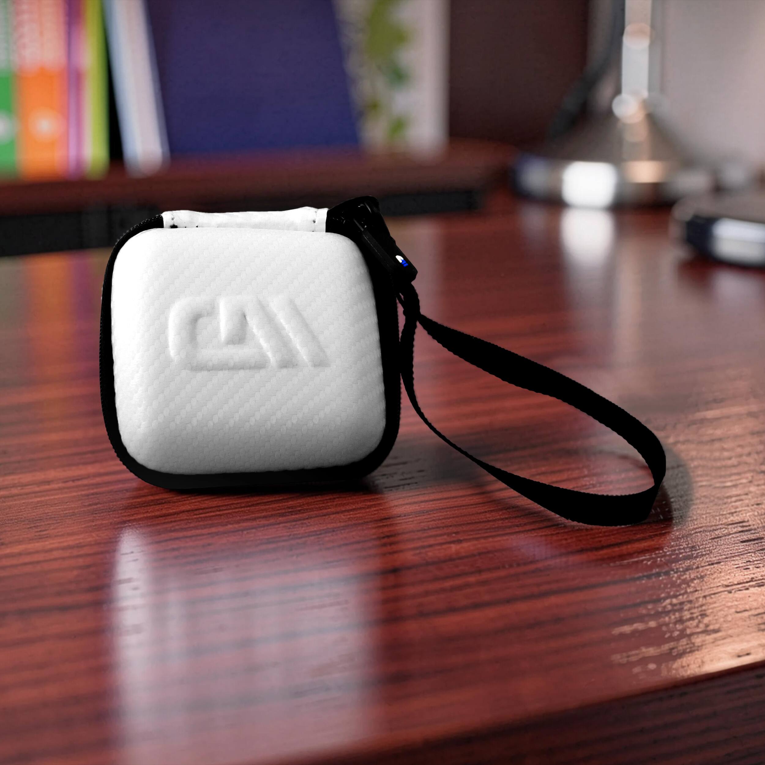 Alt View 1. CASEMATIX - Carry Case for Mighty 3 Spotify & Amazon Music Player – Hard Shell Travel Case for Portable Offline Music Player - White.