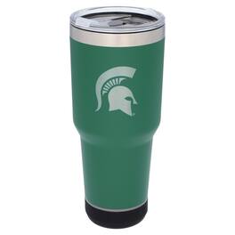 The Memory Company - Michigan State Spartans 30oz. Stainless Steel LED Bluetooth Tumbler - Multicolor