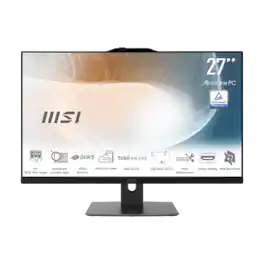 MSI - Modern AM272P 1M Modern AM272P 1M-822US All-in-One Computer - Intel Core 5 120U - 16 GB - 1 TB PCI Express NVMe SSD - Black