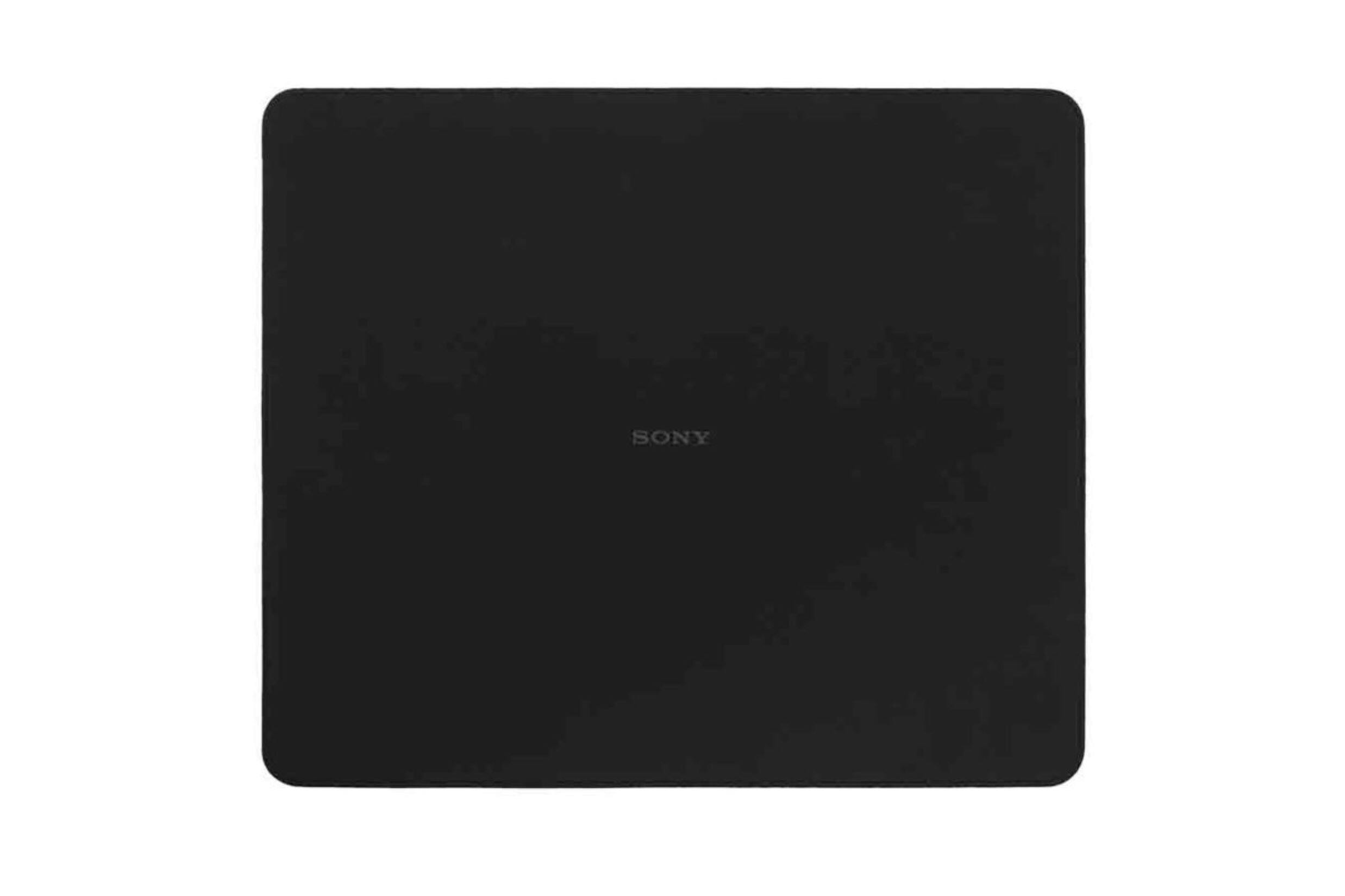 Back. Sony - INZONE Mat-D Speed type Large 4mm Cloth Gaming Mousepad - Black.