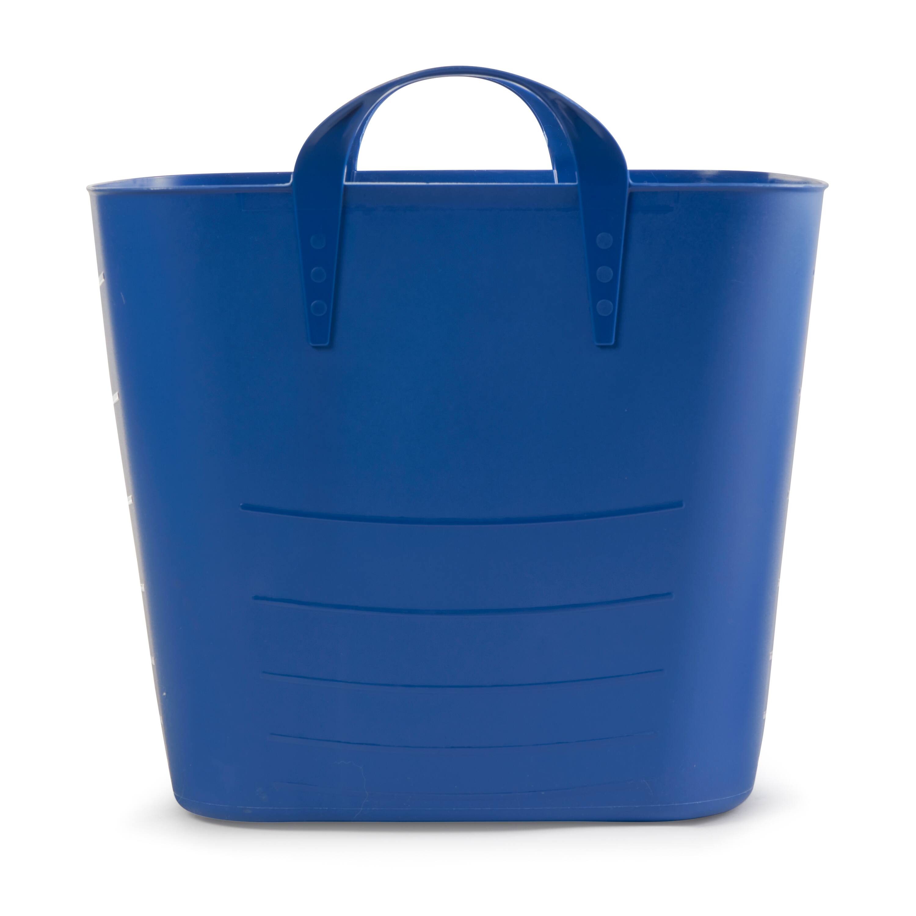Alt View 10. Life Story - Life Story Tub Basket 6.6 Gallon Plastic Storage Tote Bin with Handles (6 Pack) - Blue.