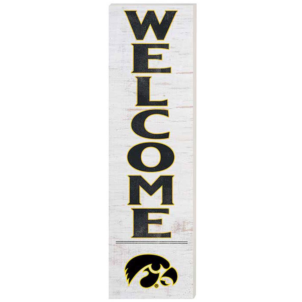 Iowa Hawkeyes 10'' x 35'' Indoor/Outdoor Welcome Sign