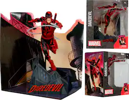McFarlane Toys - Marvel 6.8" Daredevil 1:10th Scale Collectible with Scene (Daredevil #600)