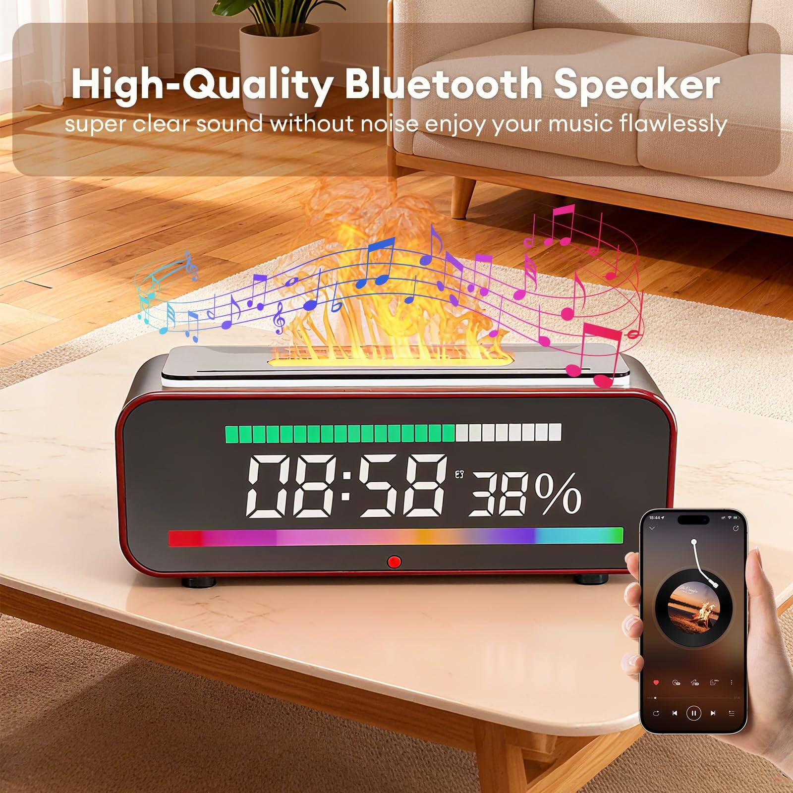 High-Quality Bluetooth Speaker  
super clear sound without noise enjoy your music flawlessly  

E7  
08:58  
38%