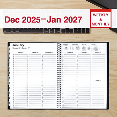 WEEKLY & MONTHLY  
Dec 2025–Jan 2027  

January  
Monday 11–Sunday 17  

Monday 11  
Tuesday 12  
Wednesday 13  
Thursday 14  
Friday 15  
Saturday 16  
Sunday 17