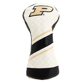 Team Golf - Purdue Boilermakers Striped Quilted Driver Headcover - Multicolor