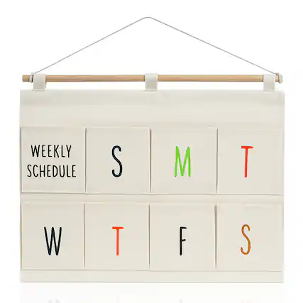 WEEKLY SCHEDULE
S M T
W T F S