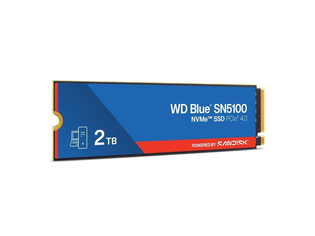 WD Blue SN5100 NVMe™ SSD PCIe® 4.0  
2 TB  
POWERED BY SANDISK