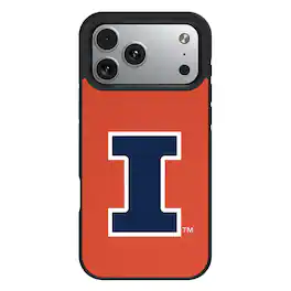 Keyscaper - NCAA - Illinois Fighting Illini Bump Case with 8.2ft Drop Protection - 15 Pro - Multicolor