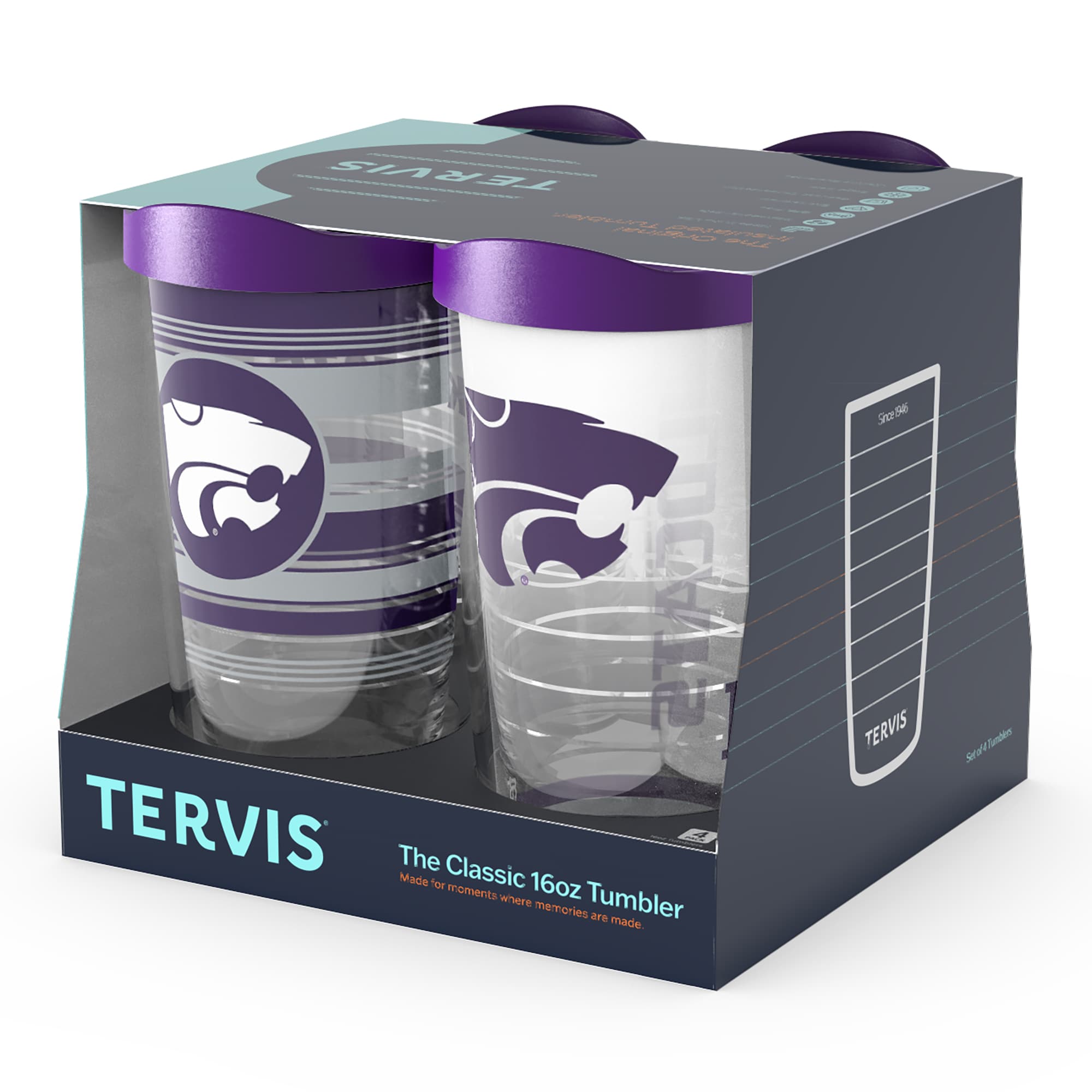 TERVIS  
The Classic 16oz Tumbler  
Made for moments where memories are made  

TERVIS  
Since 1946  

TERVIS  
Sport Tumbler