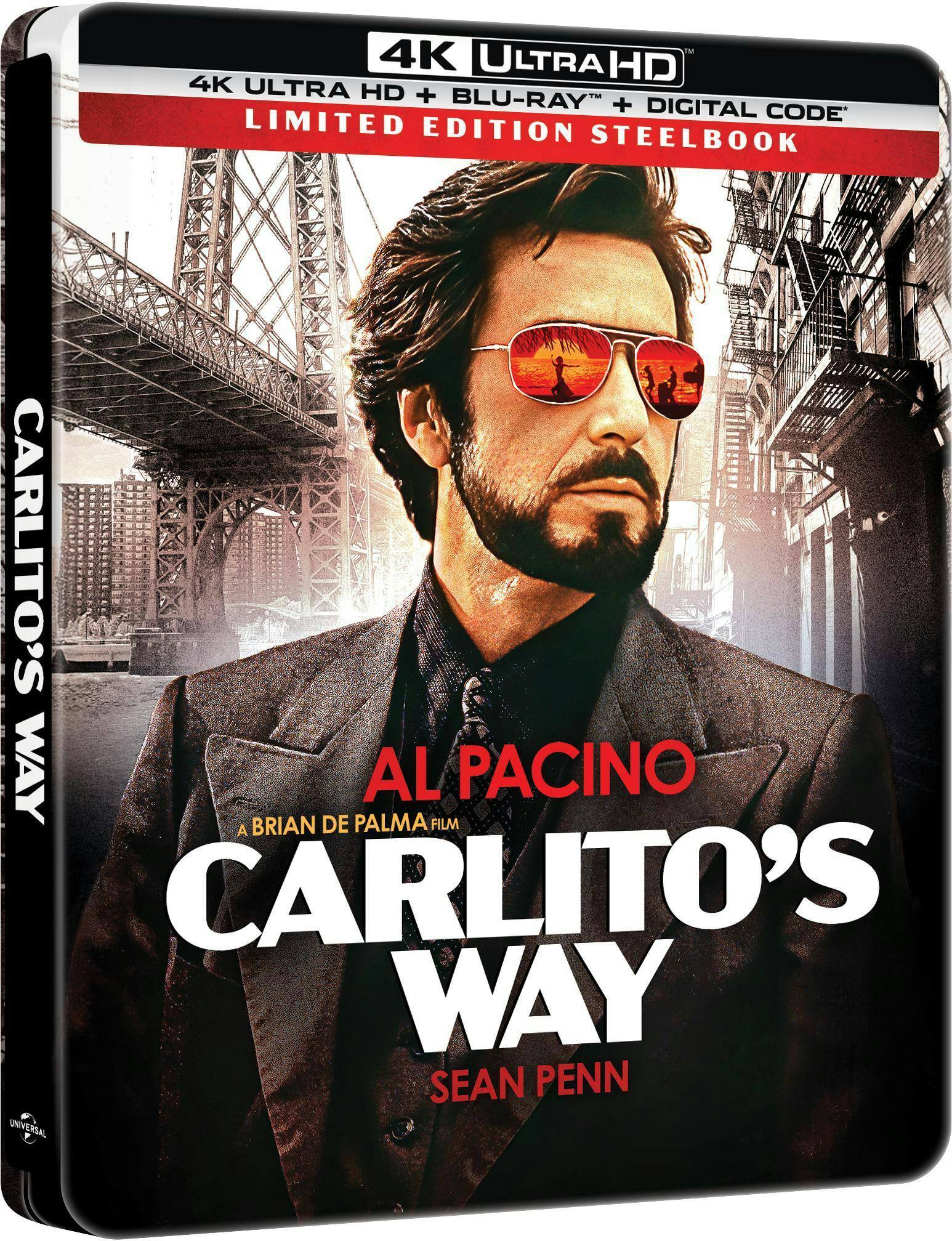 Angle. Carlito's Way (Steelbook)   - 4K Blu-Ray.