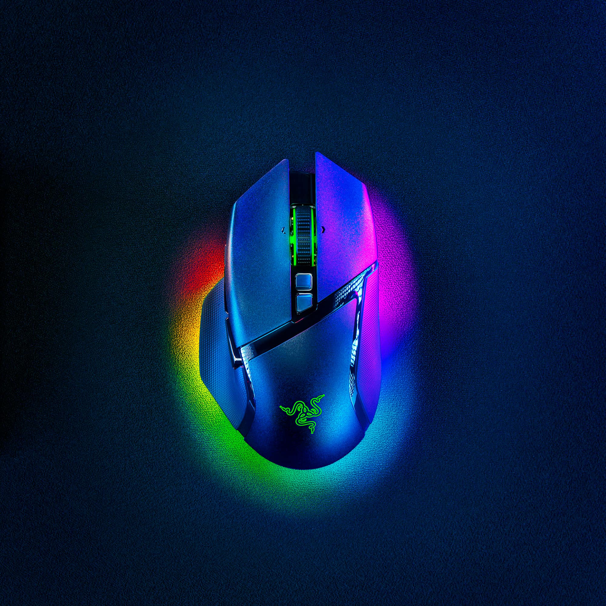 Alt View 21. Razer - Basilisk V3 Pro Optical Gaming Mouse with HyperScroll Tilt Wheel - Black.