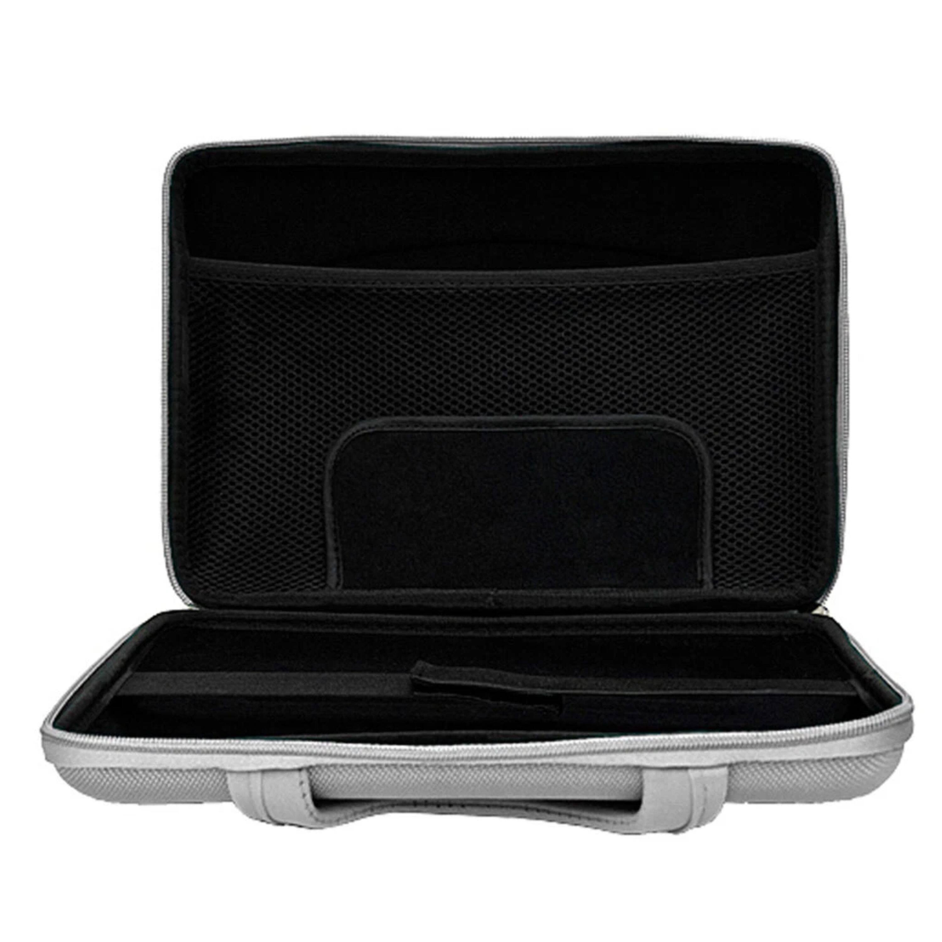Back. Kitcheniva - Hard Cube Sleeve Case Carry Bag Shell For 11" Tablet - Silver.