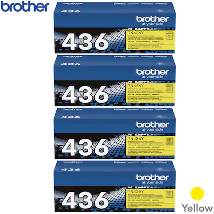 brother
436
at your side
TN436Y
6500
YELLOW / JAUNE / AMARELO
6500
Yellow