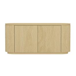 Manhattan Comfort - Olivia Modern 60" Sideboard - Natural Oak