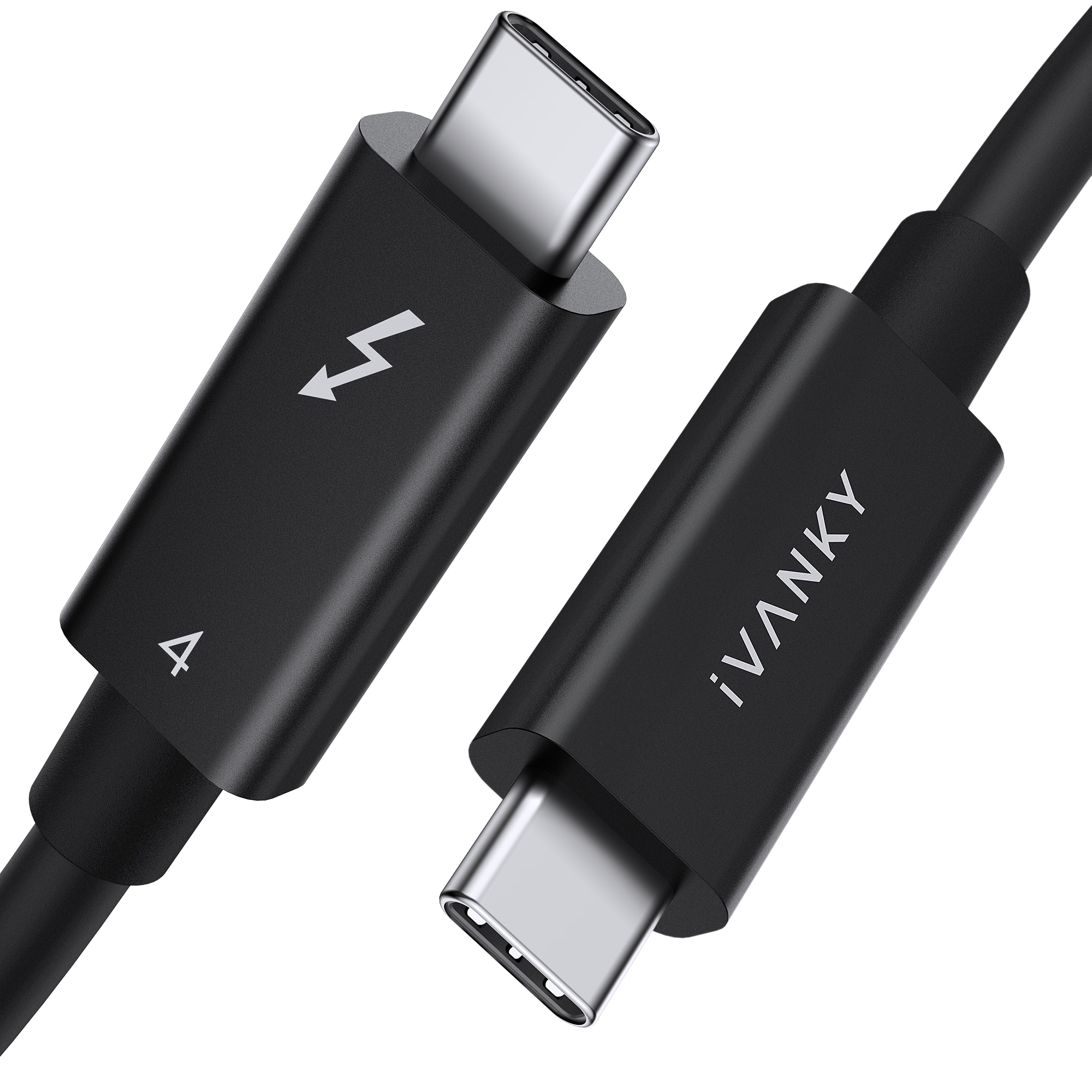 iVANKY - Intel Certified Thunderbolt 4 Cable 4.9FT, Support 40Gbps/240W Charging/8K Display, Compatible with USB4