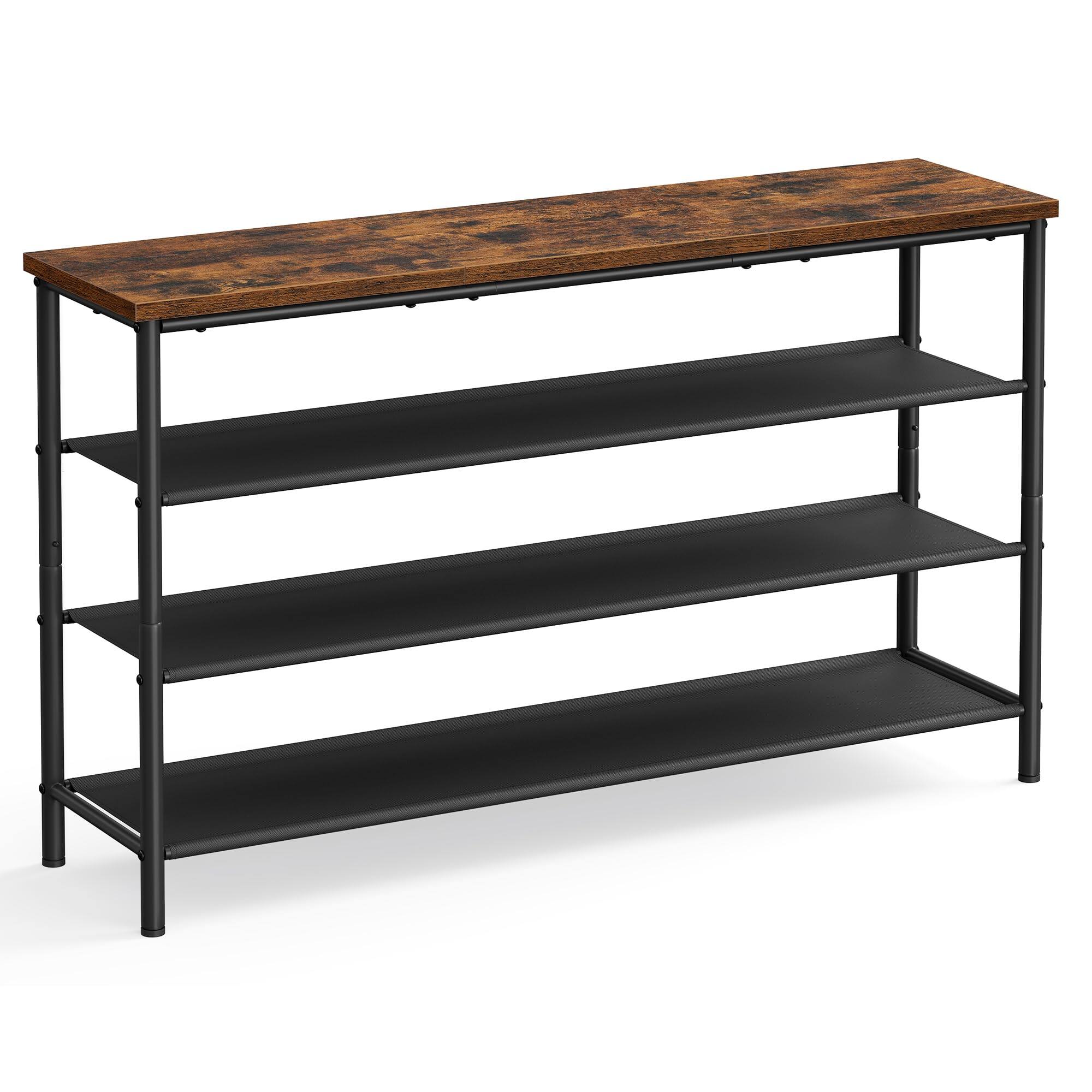 Rustic Brown + Black 4 Tiers (47.2"W)