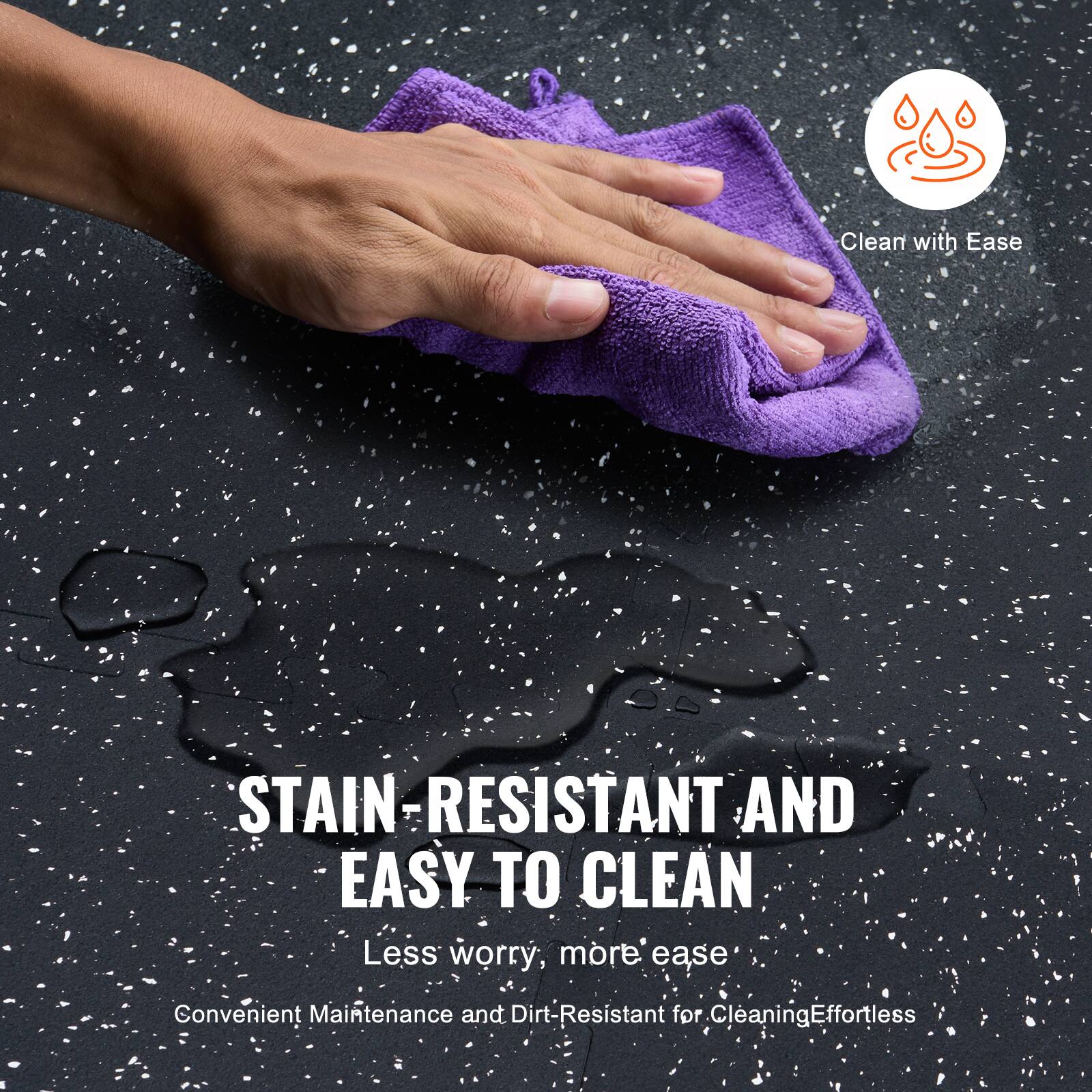 Clean with Ease, STAIN-RESISTANT AND EASY TO CLEAN, Less worry, more ease, Convenient Maintenance and Dirt-Resistant for CleaningEffortless