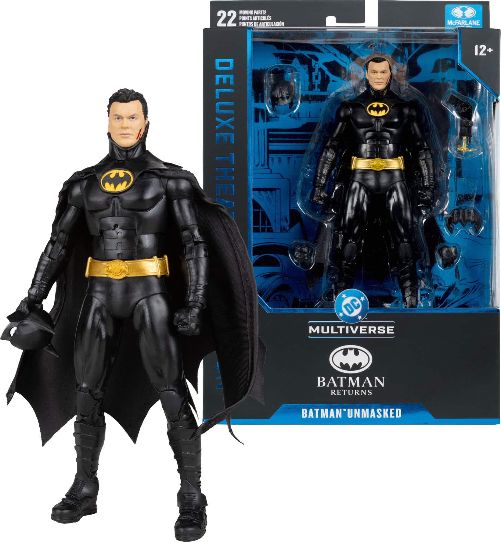 DC Multiverse Batman Unmasked (Batman Returns) 7.3" Action Figure - Deluxe Theatrical Edition McFarlane Toys