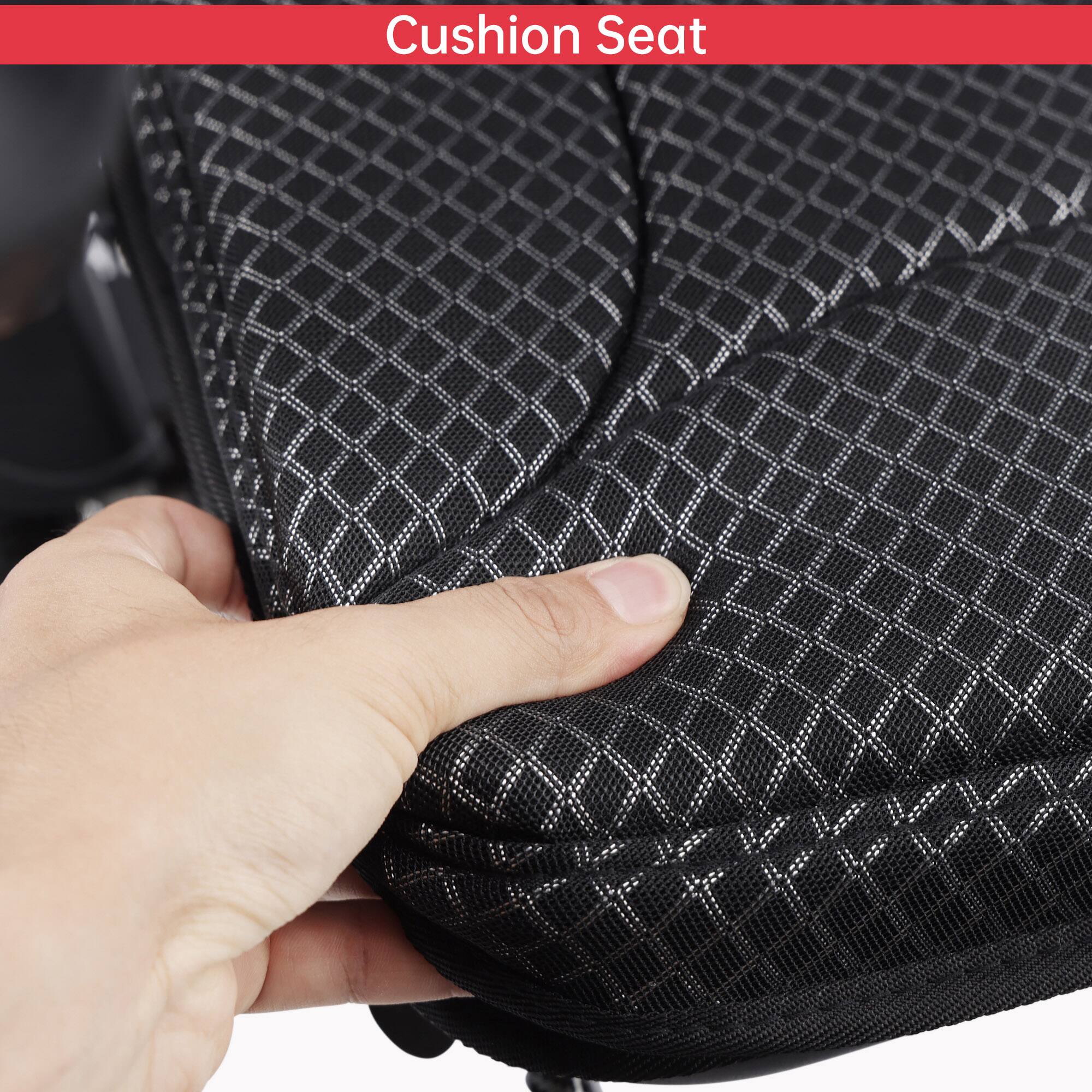 Back. Topteng - 360W Lightweight Folding Electric Wheelchair - 25-Mile Range, 46LBS, for Adults & Seniors Black - Black.