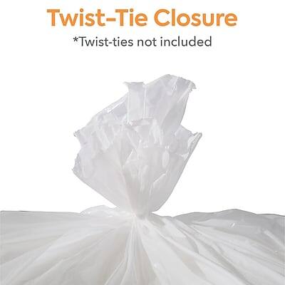 Twist-Tie Closure  
*Twist-ties not included