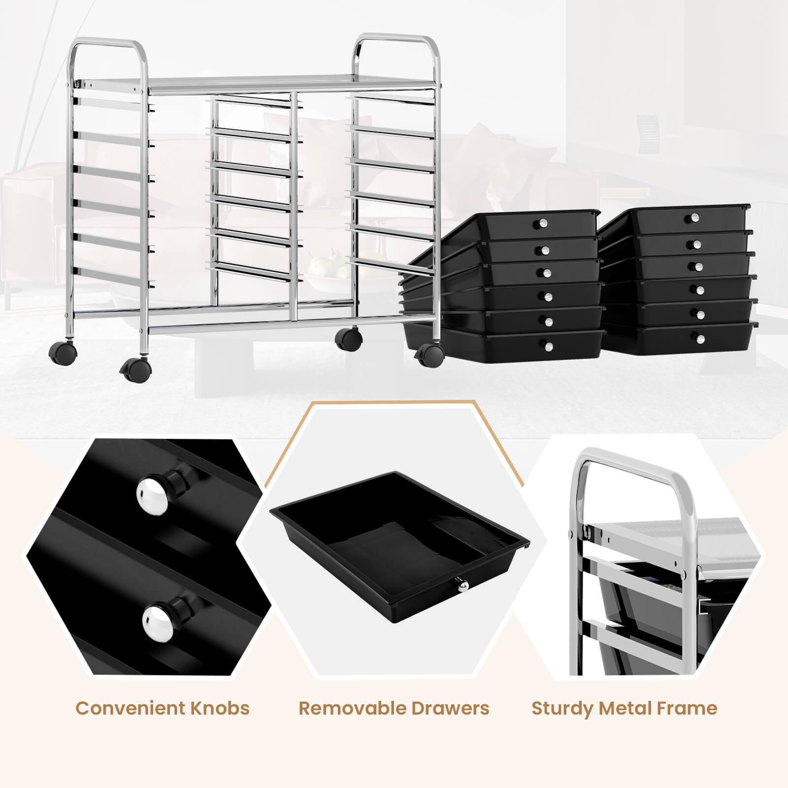 Convenient Knobs
Removable Drawers
Sturdy Metal Frame