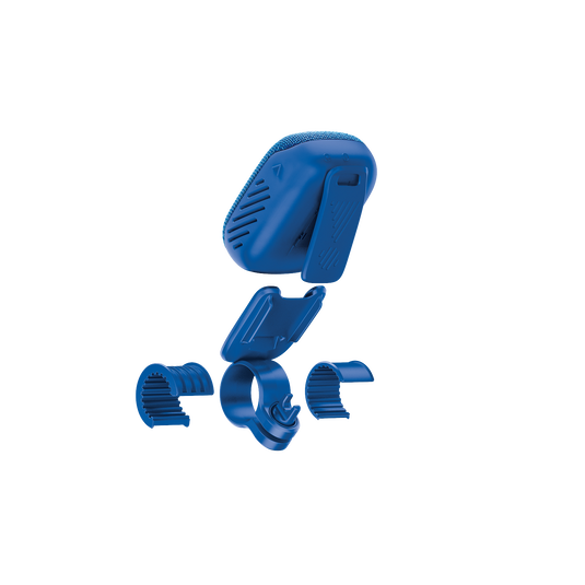 Angle. JBL - JBL WIND3BLU FM Bluetooth handlebar speaker - BLUE - Blue.