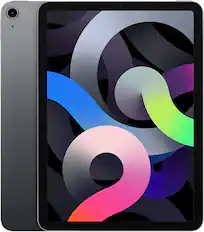 Front. Apple - iPad Air 4 A2316 (WiFi) 64GB - Space Gray.