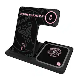 Keyscaper - Inter Miami CF 3-In-1 Wireless Charger - Multicolor