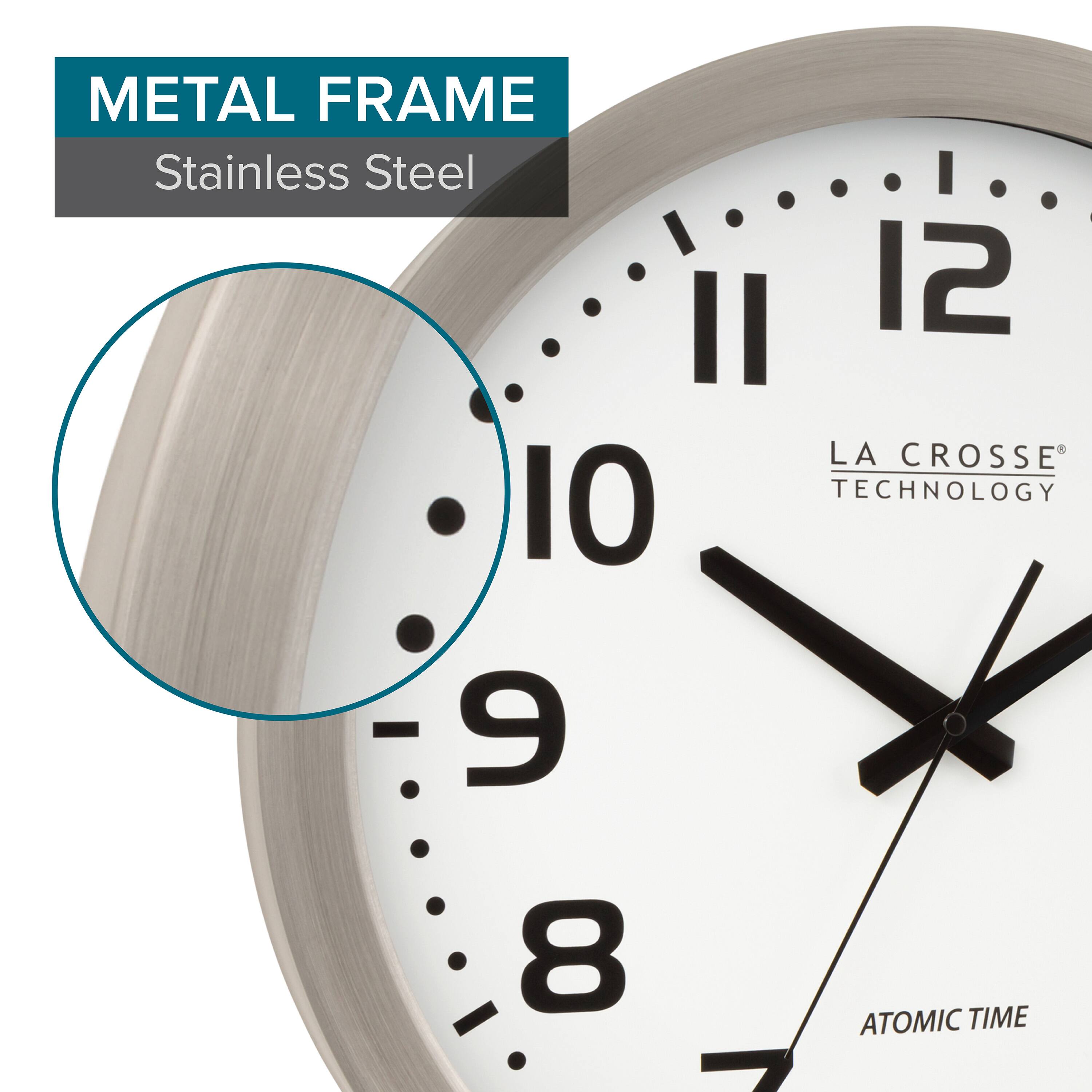 METAL FRAME  
Stainless Steel  

LA CROSSE TECHNOLOGY  

ATOMIC TIME