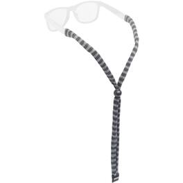 Chums - Original Standard Cotton Eyewear Retainer - Black/Gray Stripe