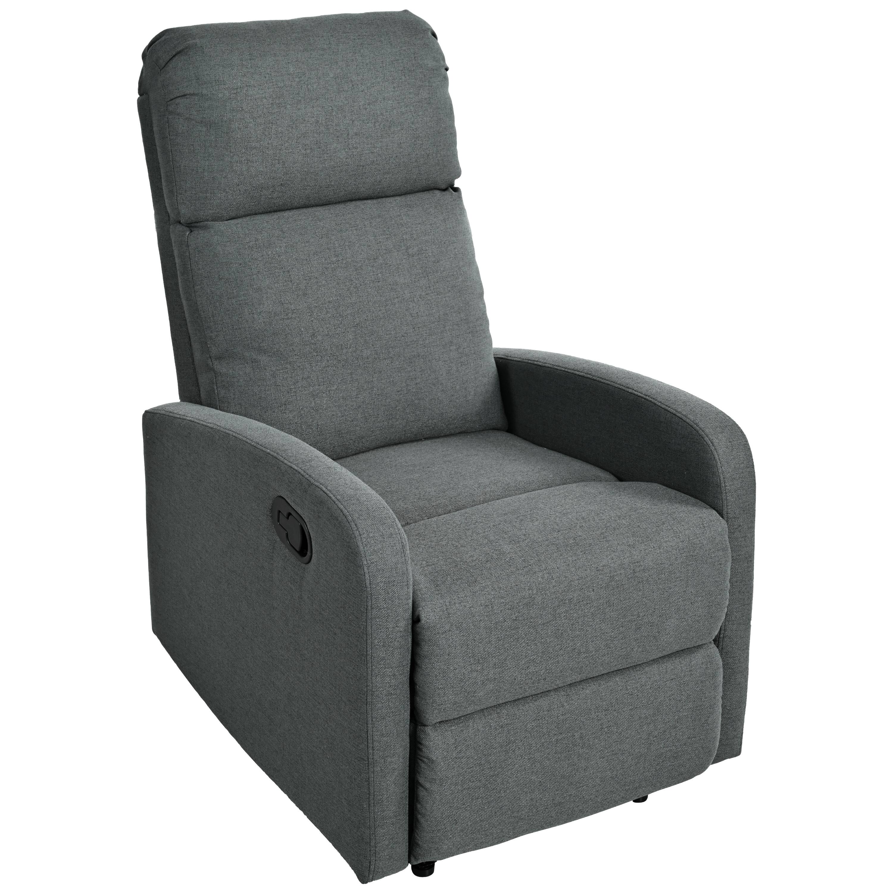 Alt View 6. TinyHomie - Modern Recliner Manual Recliner Home Theater Manual Recliner Chair with Adjustable Backrest - white.