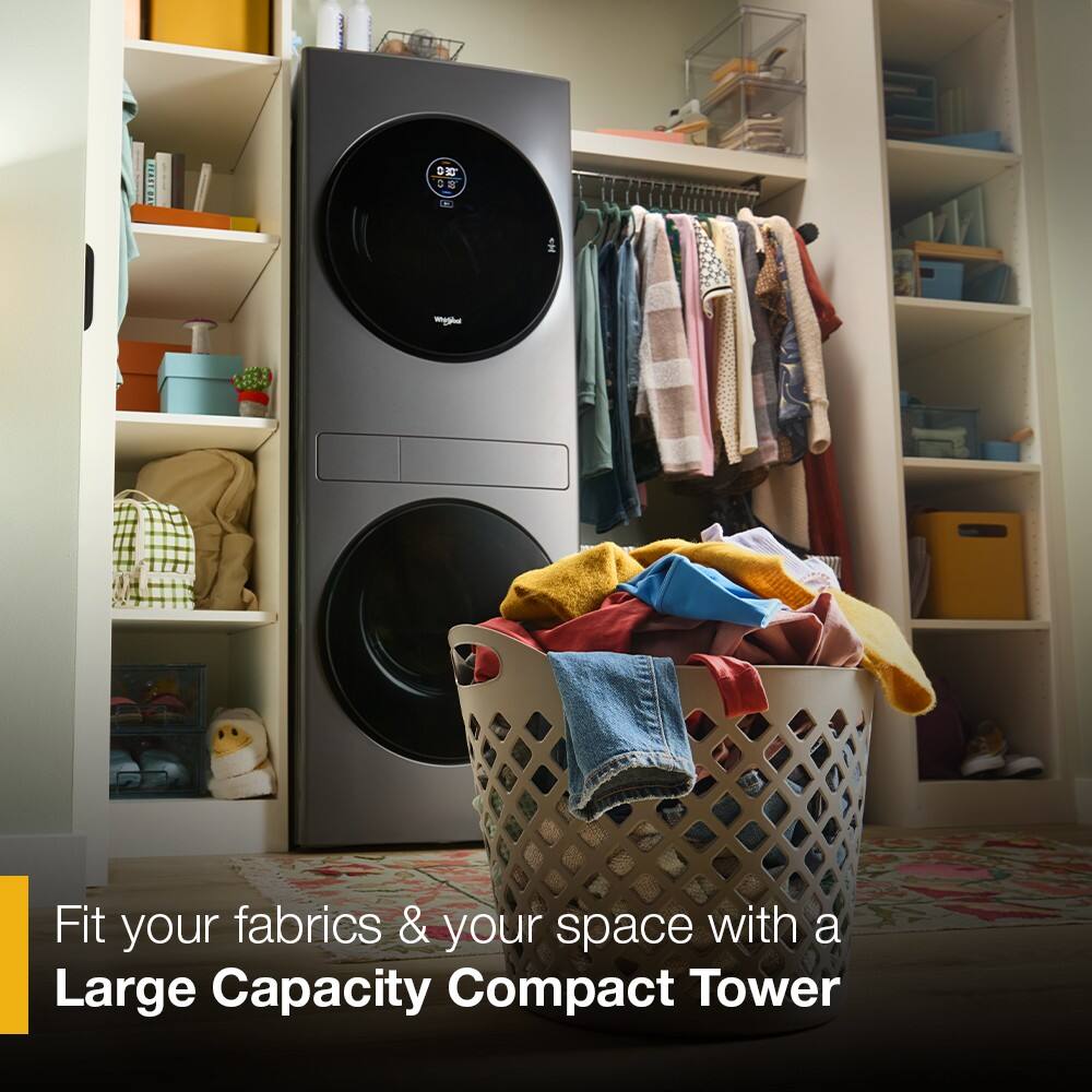 Fit your fabrics & your space with a Large Capacity Compact Tower
