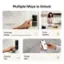 Multiple Ways to Unlock:

1. Physical Key: A person is shown using a key to unlock a door.
2. Voice Control: A person is shown using voice commands to unlock a door.
3. Random Digits Passcode: A person is shown entering a random passcode to unlock a door.
4. Anti-Peep Passcode Protection: A person is shown using an anti-peep passcode to unlock a door.
5. Mobile App: A person is shown using a mobile app to unlock a door.