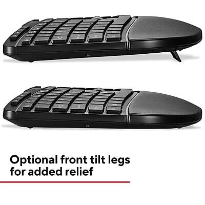 Optional front tilt legs for added relief