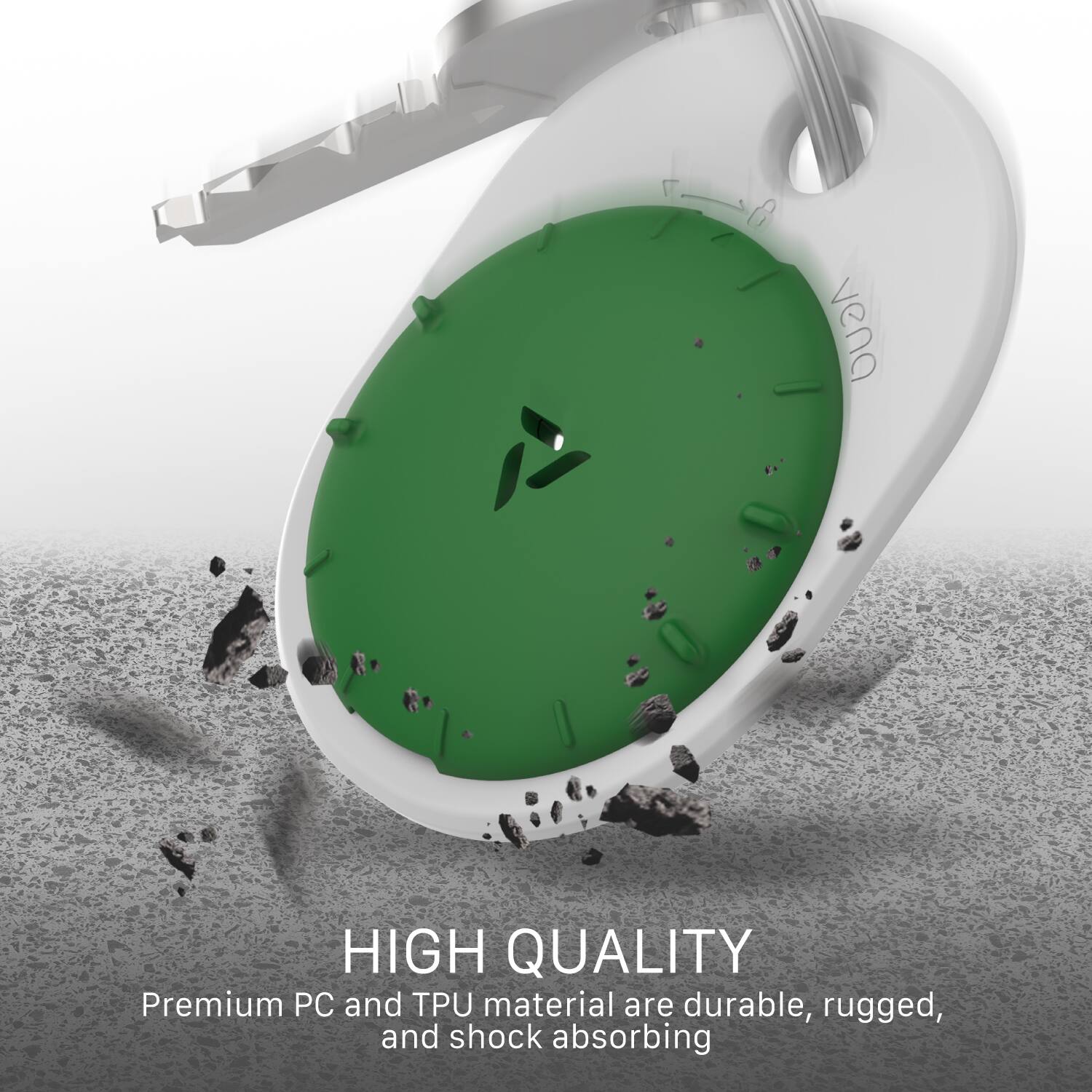 HIGH QUALITY  
Premium PC and TPU material are durable, rugged, and shock absorbing