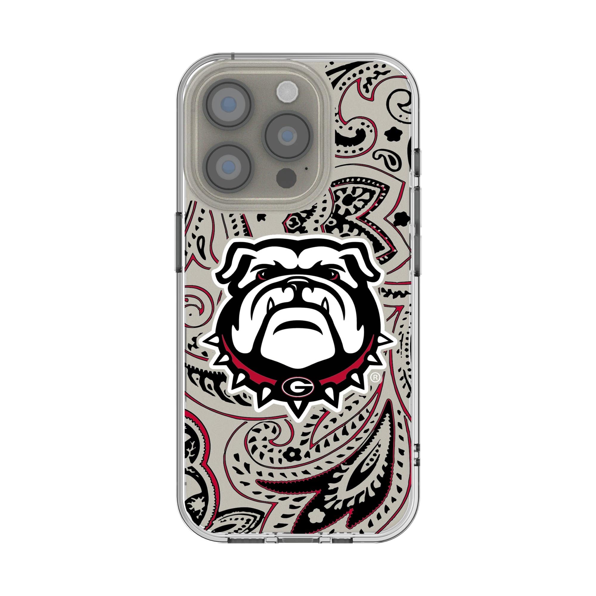 Keyscaper - NCAA - Georgia Bulldogs Paisley iPhone Clear Case - 15 Plus - Multicolor price history on PriceWatchPro