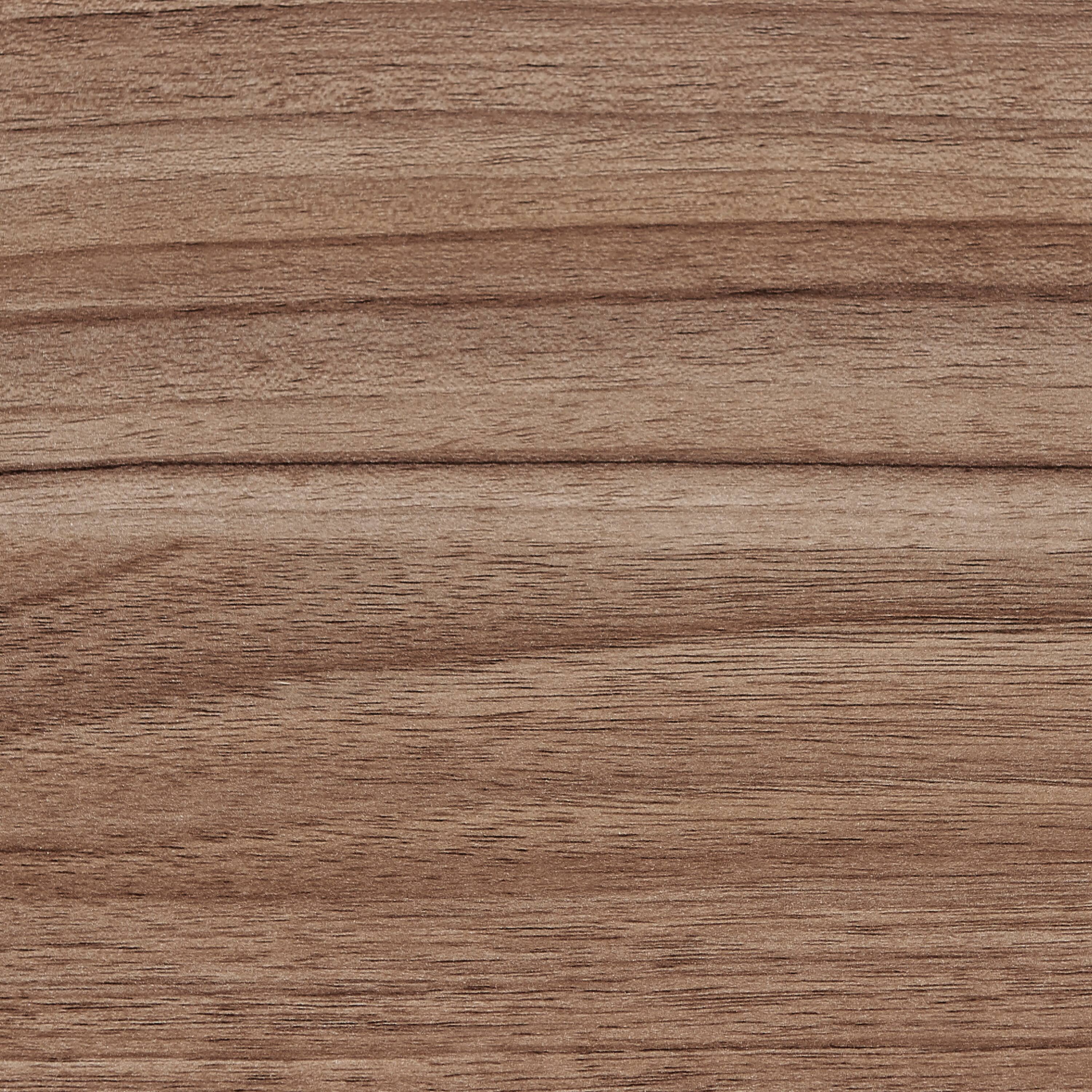 Alt View 7. Danya B - Rhodes 4 Tier Windowsill Wall Shelf - White Metal Frame and Light Walnut MDF Shelves - White, Light Walnut.