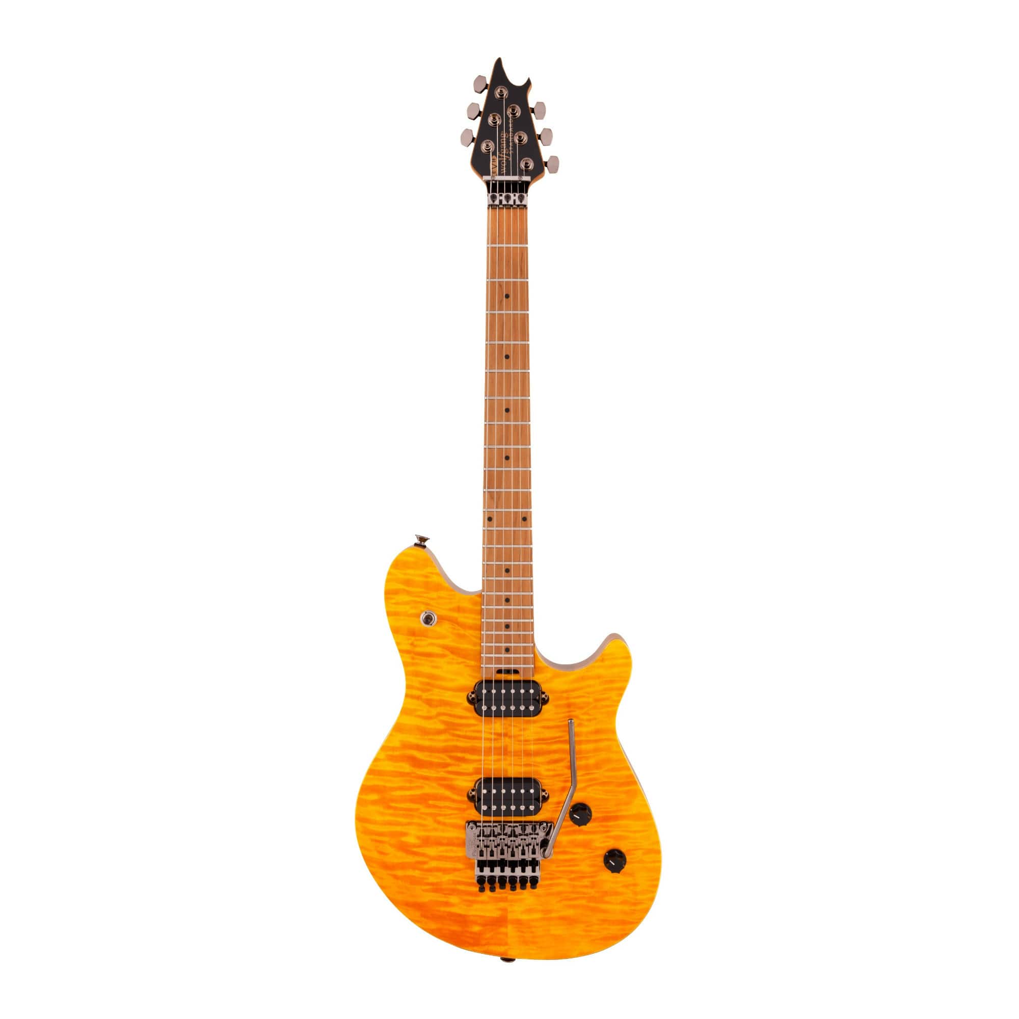 EVH - Wolfgang Standard QM 6-String Electric Guitar (Right-Handed, Trans Amber)